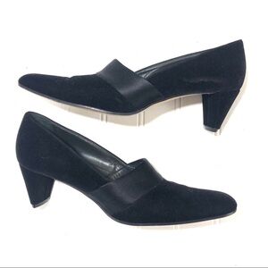 Pancaldi Velvet Italian Pumps 7 AA